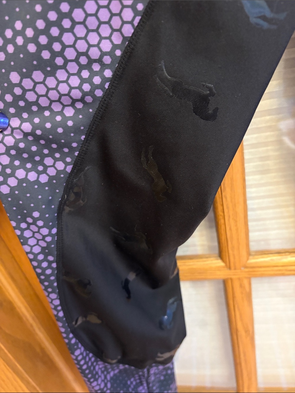 PSR Riding Tights with Silicone Grip Purple - Picture 2 of 8